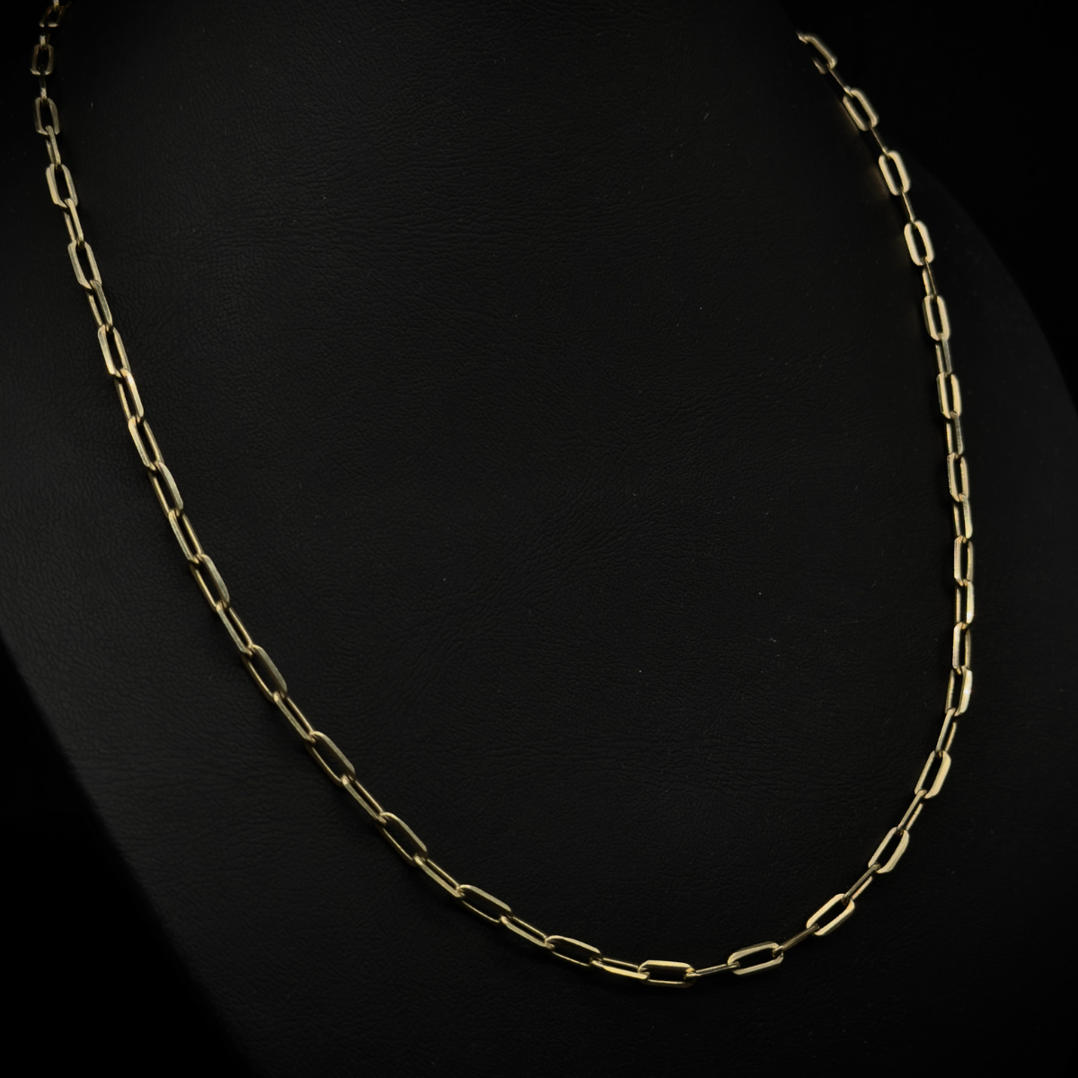 CADENA ESLABON DE CLIP ORO 10K
