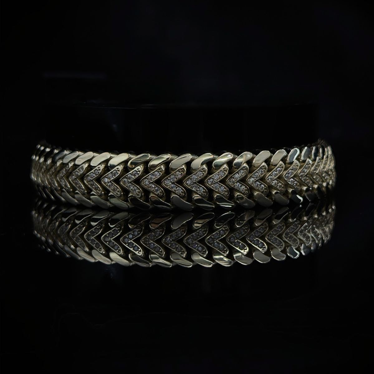 PULSO PETATILLO GOLDEN DELUXE en ORO 10K 21cm - Edicion exclusiva