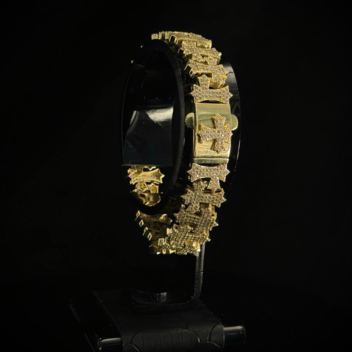 PULSO CRUZ ORO 10k 21cm