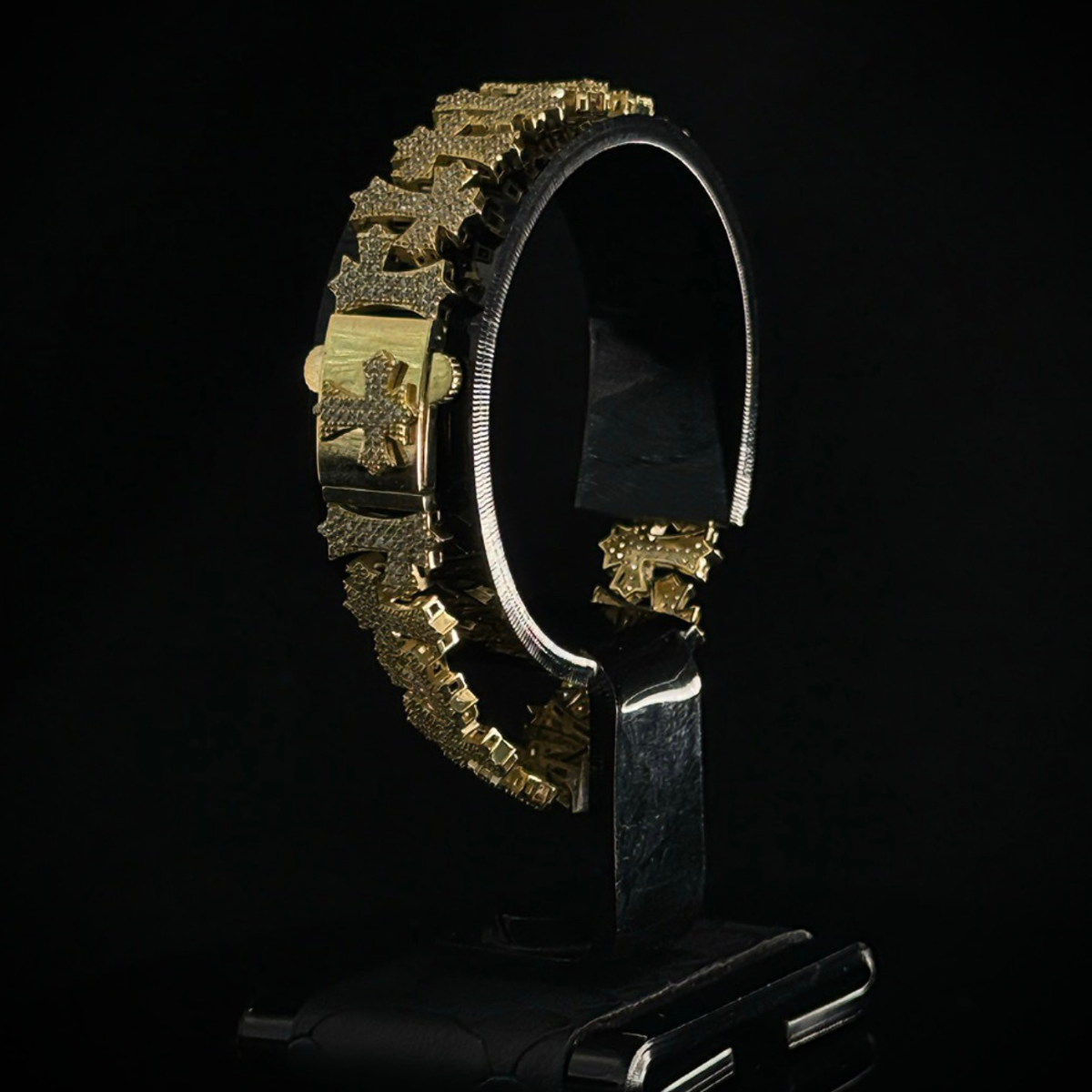 PULSO CRUZ ORO 10k 21cm