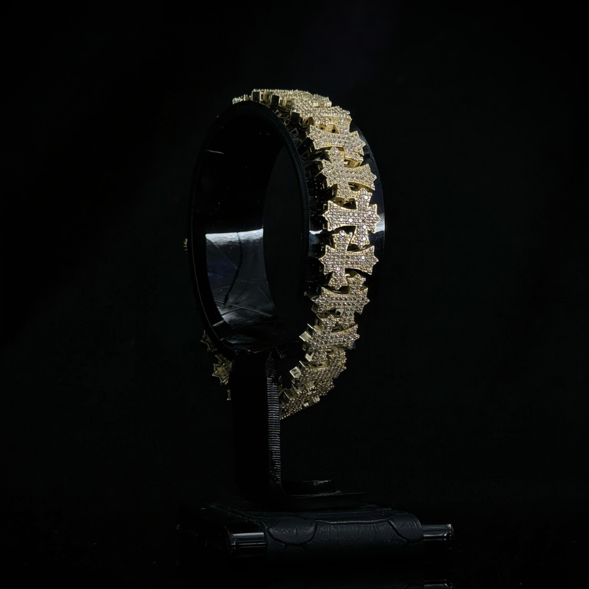 PULSO CRUZ ORO 10k 21cm