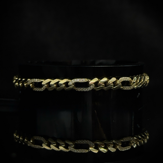 PULSO 3x1 ORO 10k  21.5cm - Edicion exclusiva