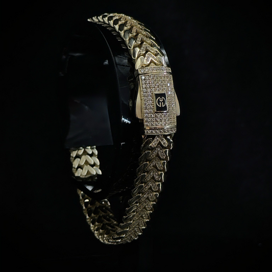 PULSO PETATILLO GOLDEN DELUXE ORO 10k 21.5cm - Edicion exclusiva