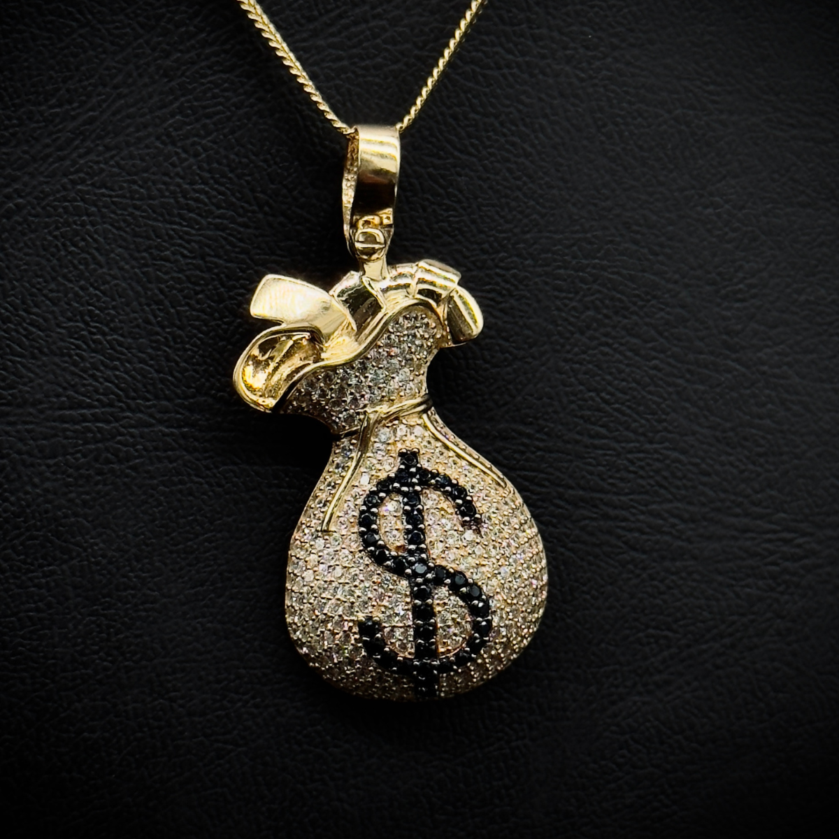 DIJE MONEY BAG ORO 14k