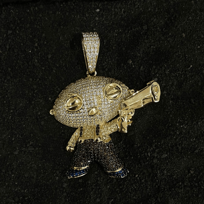 DIJE FAMILY GUY STEWIE GRIFFIN ORO 14 KILATES