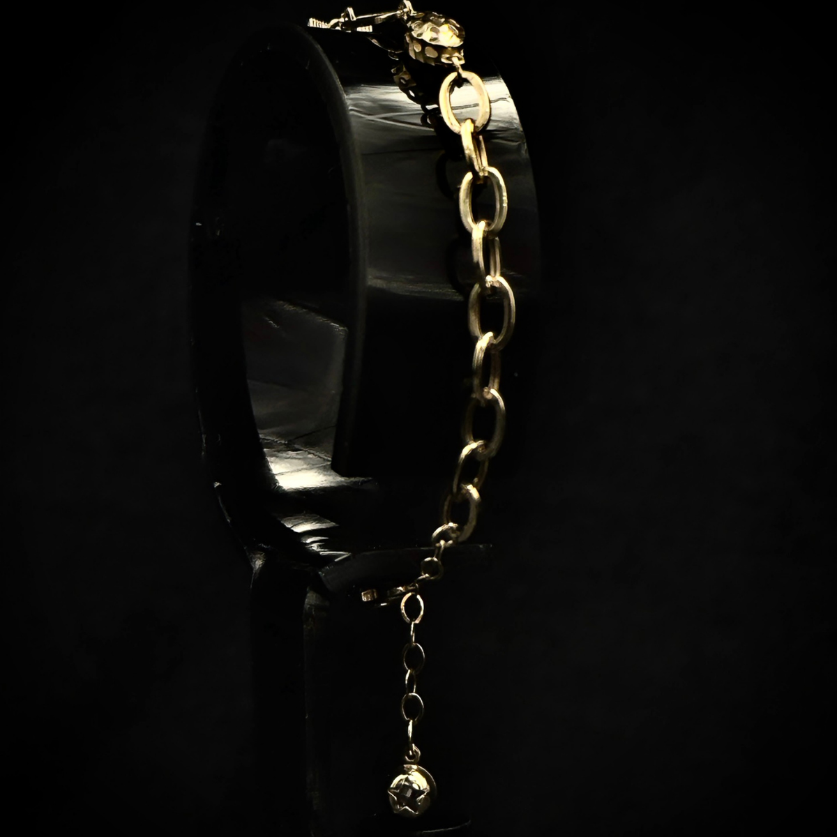 PULSERA AJUSTABLE ESTRELLA ORO 10k
