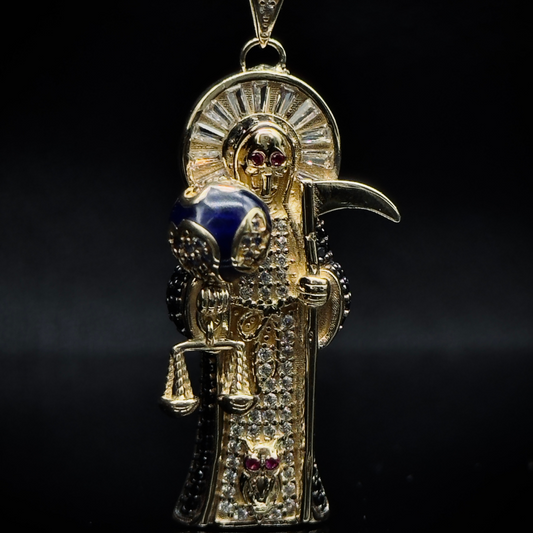 DIJE SANTA MUERTE ORO 10K