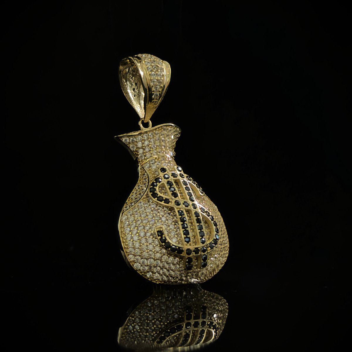 DIJE MONEY BAG ORO 10k