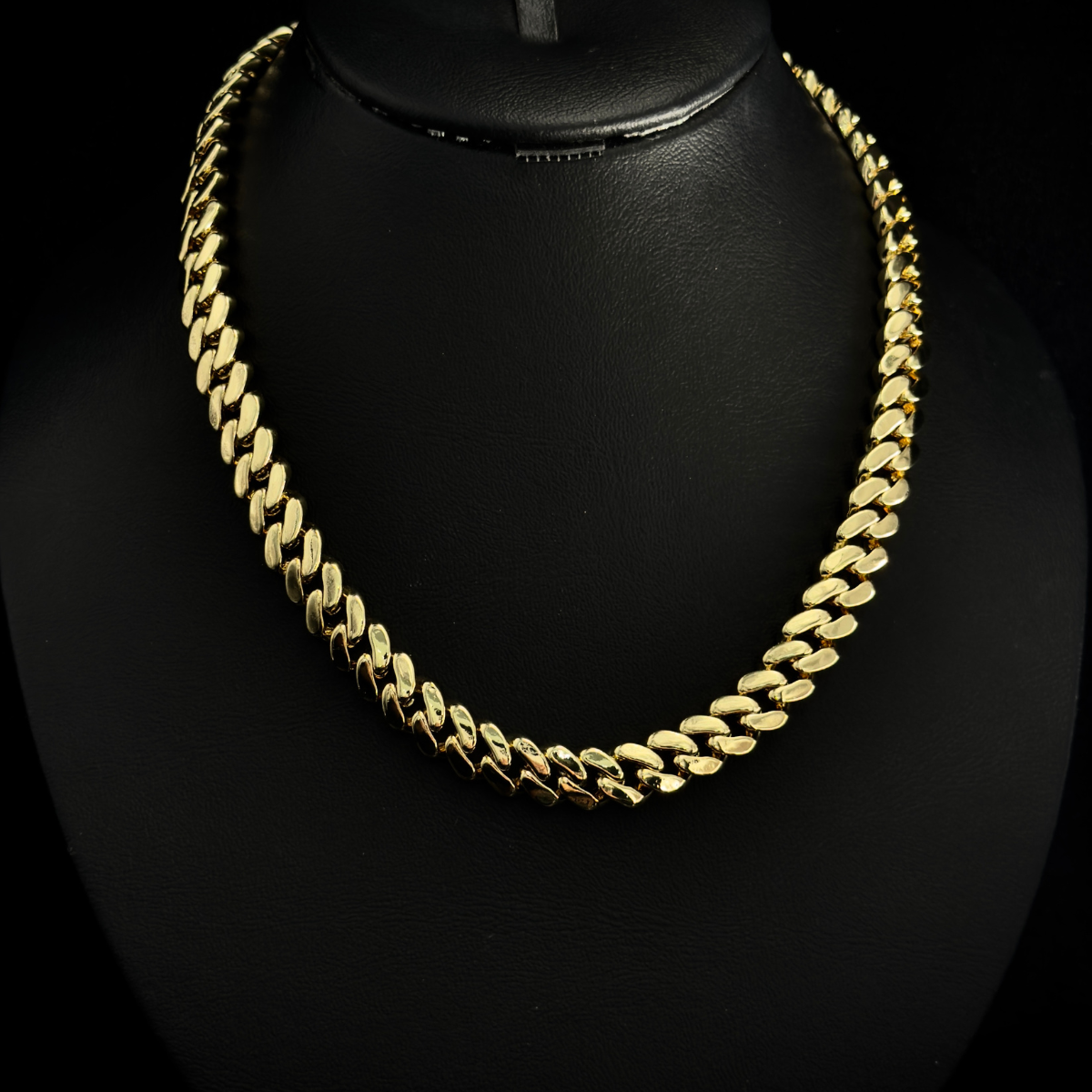 CADENA CUBANA BAÑADA EN ORO18k 60cm