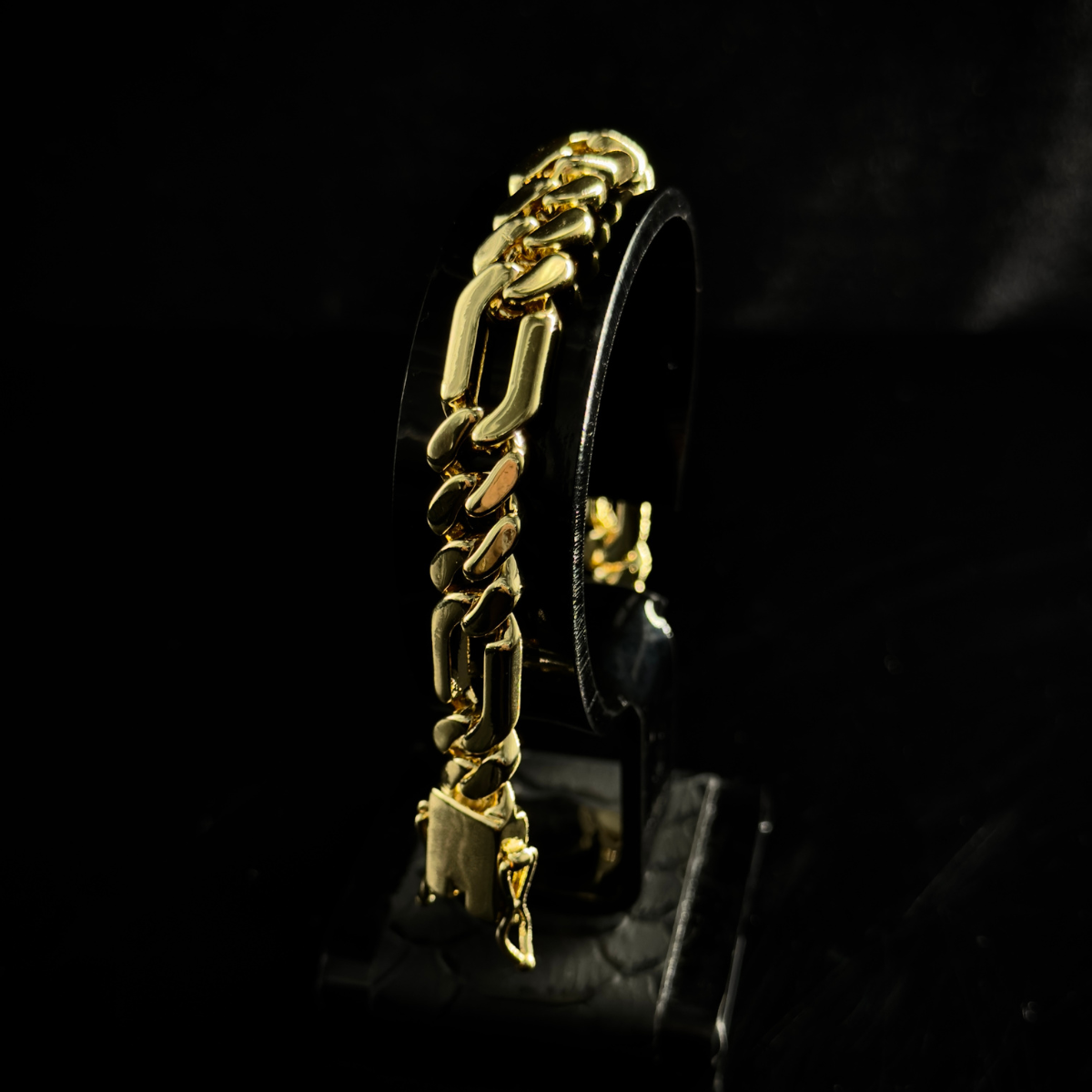 PULSO 3X1 BAÑADO EN ORO 18K 17cm