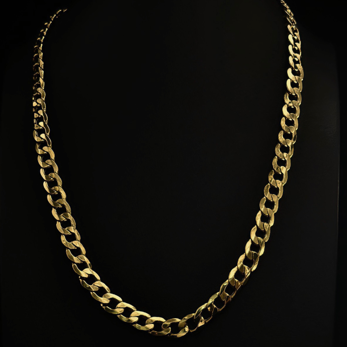 CADENA BARBADA ORO 10K 60cm