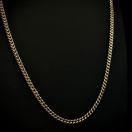 CADENA CUBANA ORO 10k  65cm