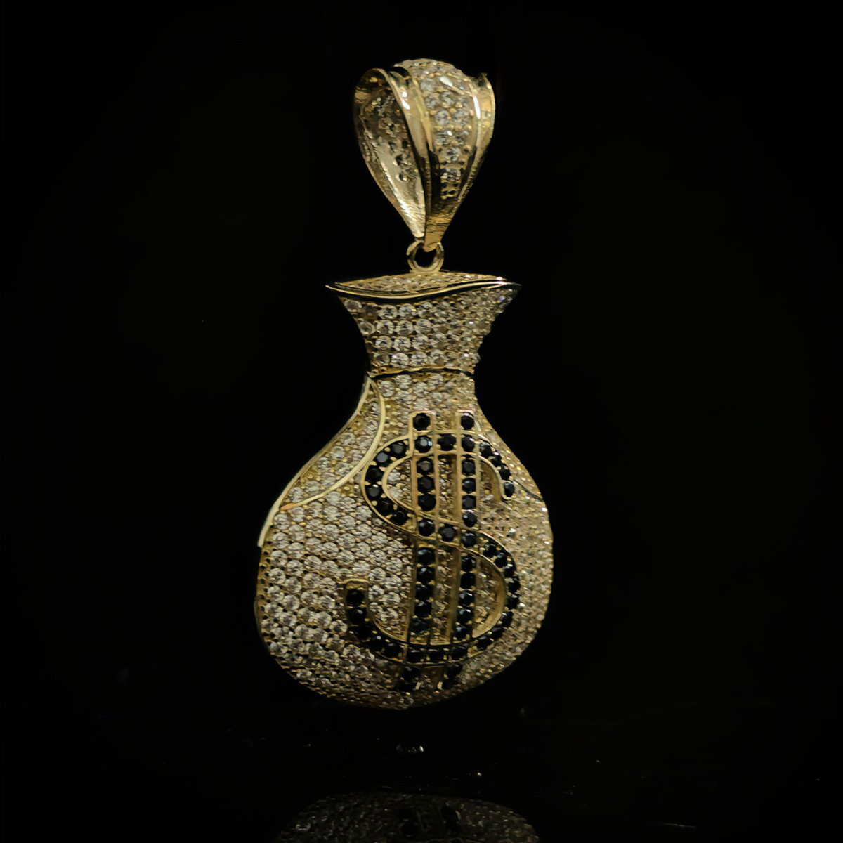 DIJE MONEY BAG ORO 10k