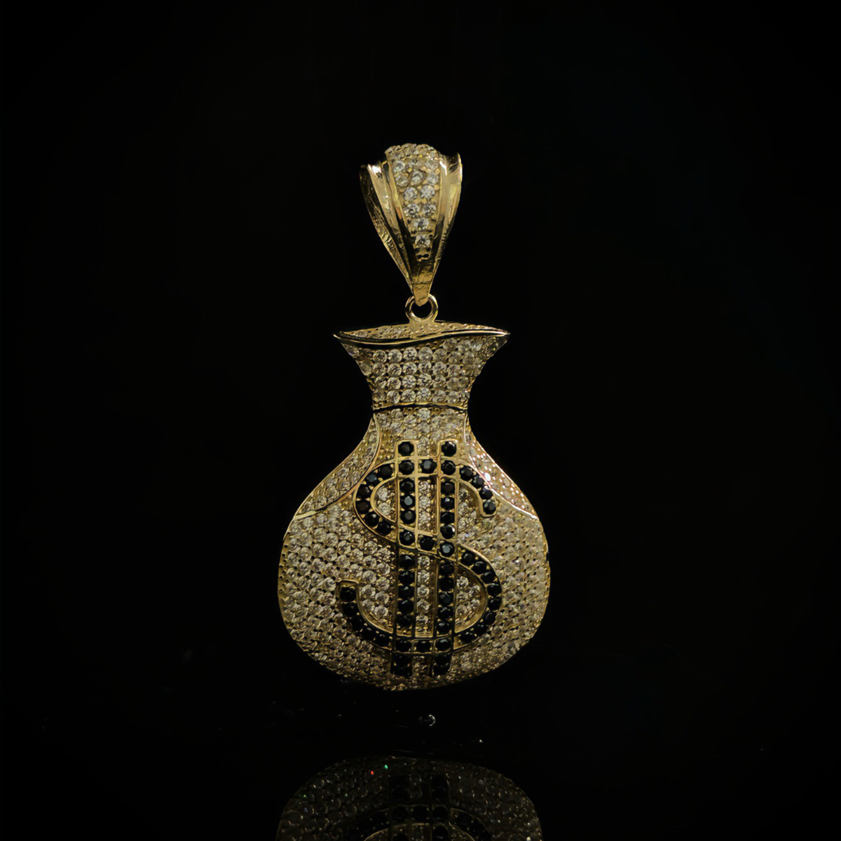 DIJE MONEY BAG ORO 10k