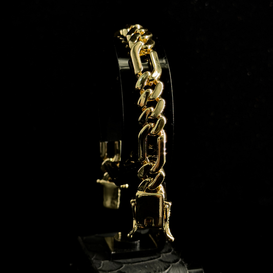 PULSO 3X1 BAÑADO EN ORO 18K 17cm