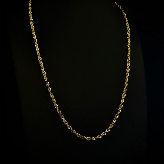 CADENA TORSAL ORO 10K 60cm